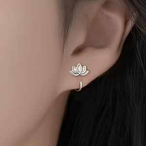 Aretes de Flor de Loto
