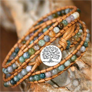 Pulsera Boho Chic de piedras naturales